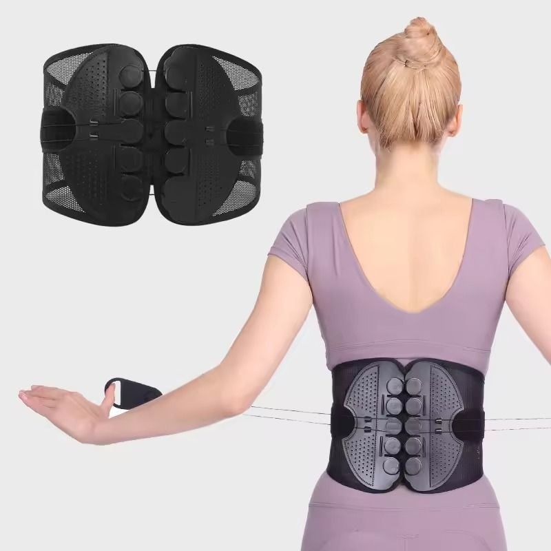 product-img-685abef463b8047622c68e67.jpg Adjustable Lumbar Support Belt Lower Back Brace - Image 2