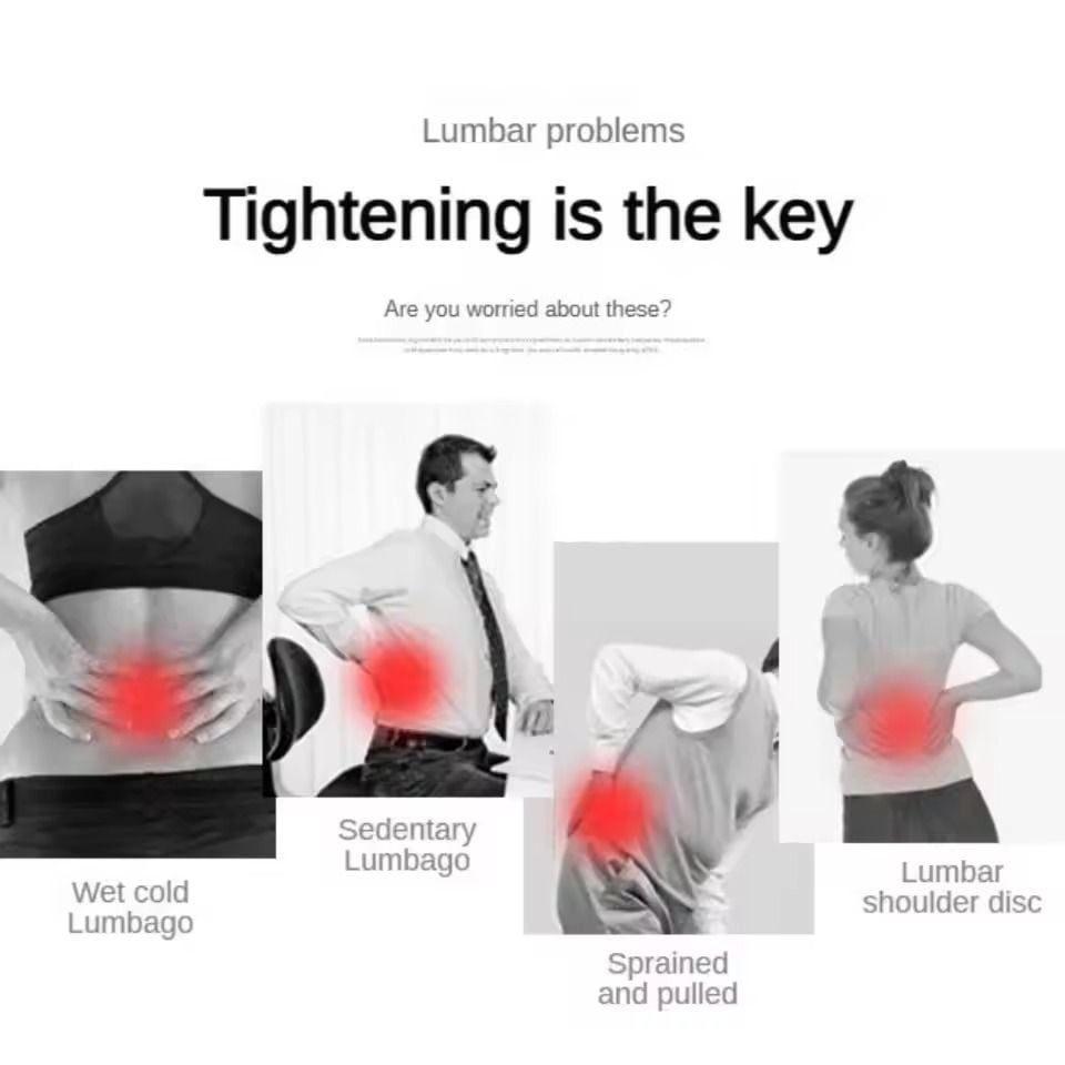 product-img-685abef463b8047622c68e6a.jpg Adjustable Lumbar Support Belt Lower Back Brace - Image 3