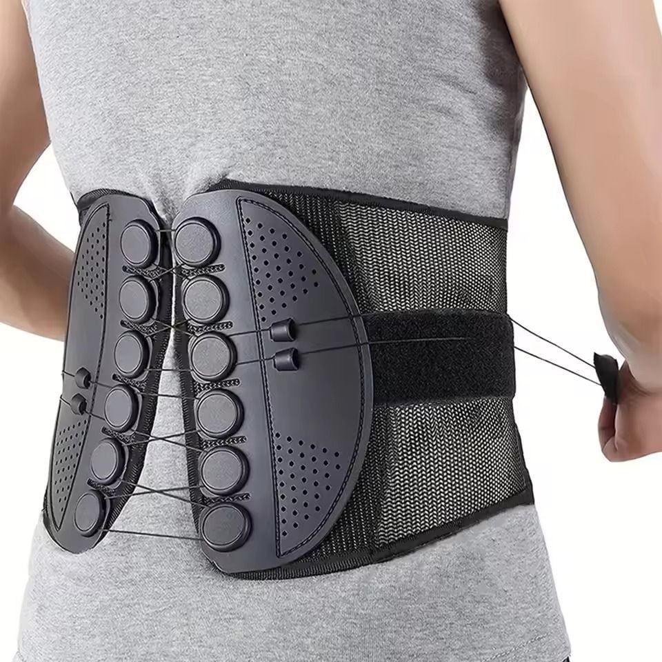 product-img-685abef463b8047622c68e76.jpg Adjustable Lumbar Support Belt Lower Back Brace - Image 7
