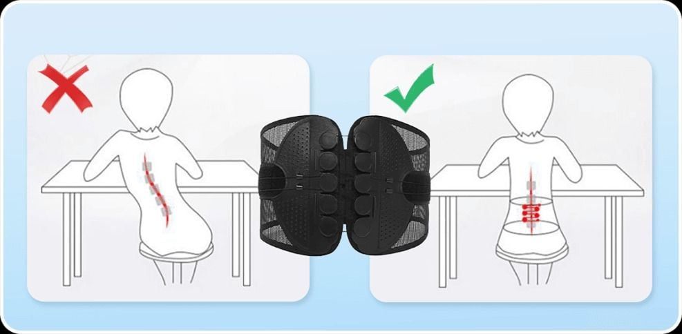 product-img-685abef563b8047622c68e7f.jpg Adjustable Lumbar Support Belt Lower Back Brace - Image 10