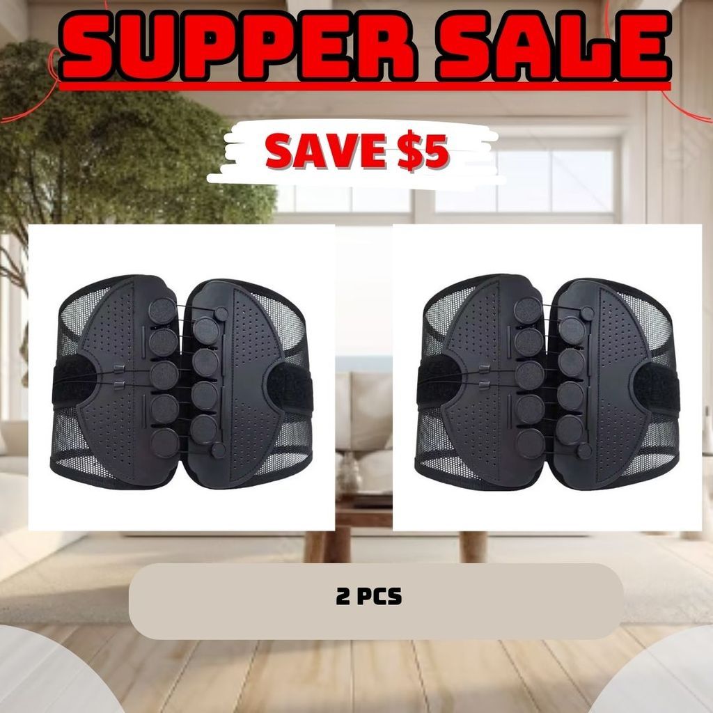 product-img-685abef663b8047622c68e8b.jpg Adjustable Lumbar Support Belt Lower Back Brace - Image 14