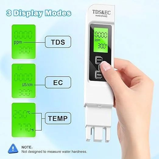 product-img-686f2ee7d40fd38a6a36c0f0.jpg 2025 All-New 4 in 1 Tds Meter Digital Water Tester - Image 10