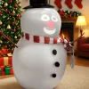 Talking Animated Blink Snowman with Built in Projector Speaker Plugn Play talking animated blink snowman with built in projector speaker plugn play